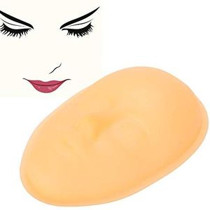 Tattoo Oefenhuid Hoofd, Siliconen Oefenhuid Oefening Kunstmatige Huid, 5D Permanente Make-up Huid voor Wenkbrauw Ooglijn Lippen Training, Hoofd Tattoo Training Tool