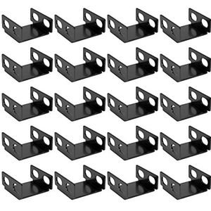 MHADBKH 10 Pairs 4 Hole Fan Parallelle Gesp Verbinding Parallelle Gesp Vaste Gesp Ondersteuning 12-14Cm Chassis PC Koelventilator