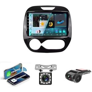 Dubbel Din Auto Stereo Compatibel Met Apple Carplay Android Auto Voor Renault Kaptur 2016-2019 Plug En Play AM/FM Autoradio Back-up Camera, Stuurbediening, Spiegel Link(NF-2 WIFI 2G+32G)