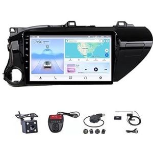 9 Inch Android Auto Radio Multimidia Speler Voor Voor Toyota Hilux Pick Up AN120 2015-2018 GPS Navigatie WIFI Bluetooth Carplay Android Auto Stereo Radio GPS(4G+WIFI 2G+32G)