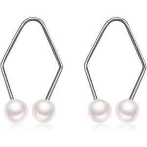 Booge 2 Pack Dimple Makers, Dimple Trainer voor het Gezicht Dimple Trainer Gemakkelijk te dragen en te ontwikkelen natuurlijke kuiltjes voor het creëren van een mooie glimlach, wit