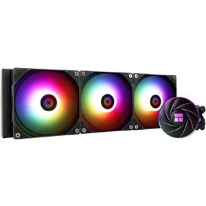 TR-Thermalright AQUA ELITE 360 Liquid CPU-koeler, 360 mm Aio koeling, 3 PWM ventilator Low Noise ARGB, voor AMD AM4/AM5, Intel LGA1851/1700/115x/1200/2011 (zwart)