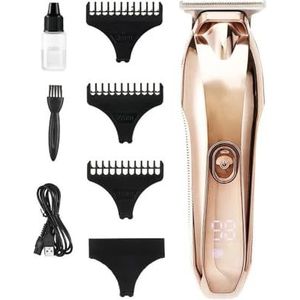 Tondeuses voor mannen, Rose Gold Kapper Professionele Tondeuse Elektrische Draadloze LCD Oplaadbare Tondeuse Haar Snijmachine Haar Kapper