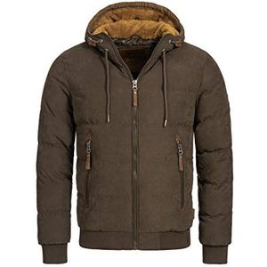 INDICODE JEANS Winterjas 'Adeline'  sepia