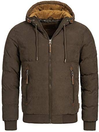 INDICODE JEANS Winterjas 'Adeline'  sepia