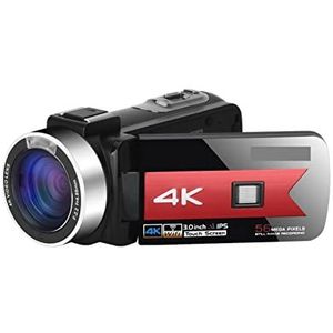 Videocamera Camcorder Video camera 4K vlogging camcorder for live stream wifi afstandsbediening Night Vision Touch Screen Fotografie Take Foto Multifunctionele vlogcamera(No SD Card,K1 Camera Only-Red