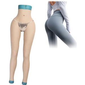 FSYH Siliconen Broekjes Realistische Sissy Enkelhoge Slipjes voor het Liften en Shapen van Heupen, Insteekbare Slipjes voor Transgender Cosplay,Color3,Basic