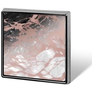 Marmer Kleur Rose Goud Pak Reversspeld Mode Reversspeldjes voor Mannen Vrouwen voor Rugzakken Grappige Hoed Broche Pin Gepersonaliseerde Tas Revers Badge Metaal Nieuwigheid Knoppen & Pins (Vierkant)