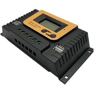 MPPT Zonnepaneel Controll Regulator 10A/20A/30A/40A/50A/60A/80A PWM Solar laadregelaar 12 V/24 V/36 V/48 V Auto Identificeren Overbelastingsbeveiliging(20A)