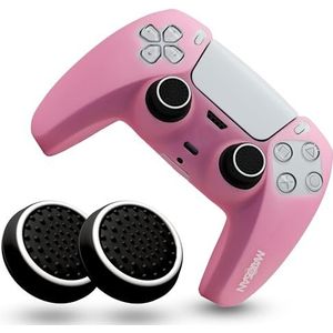 MatoSan PS5 beschermhoes met grip, hoes en bescherming, antislip hoesje voor betere controle - bevat nauwkeurige grepen