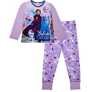 Disney - Frozen - Pyjama - Lila - Meisjes - Anna Elsa Olaf