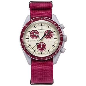 Stanchev Bandje voor Omega x Swatch MoonSwatch/Rolex horloge/SEIKO horloge 20 mm, nylon vervangend bandje voor Omega X Swatch MoonSwatch Speedmaster horloge, 20mm