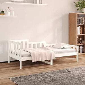 CBLDF Bedden & Accessoires Dagbed Wit 90x190 cm Massief Houten Grenen Meubels