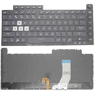Laptop Toetsenbord Voor For ASUS For ROG Strix G15 G512LI G512LU G512LV G512LW G512LWS Colour Zwart Verenigde Staten Lay-out