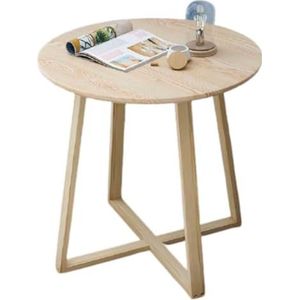 GZDZ Ontwerp ronde bijzettafel beweegbare creatieve enkellaagse opslag woonkamer tafel bank tafel kleine eettafel lamp eindtafel theetafel nesttafel tafel nesttafel (60 x 60 x 60 cm)