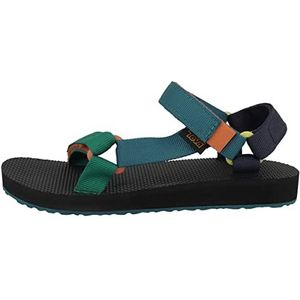 Teva Mush Slide voor heren, Blauw Koraal Multi, 45.5 EU
