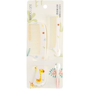 2 Stuks Haar Kam Set Scheiding Fijne Tanden Kammen Kappers Plagen Detangler Brede Tanden Haar Styling Kam Set