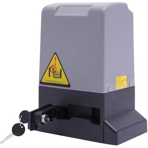 Automatische deuropener, 370W / 550W / 750W elektrische schuifpoortopenerset Automatische motorhardware Metalen snelle deuropener 1200 / 1800KG met afstandsbediening(750W)