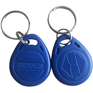 YARONGTECH 125 khz rfid keyfob EM4100 Proximity ID-tag voor Access Contorl System (pak van 100)