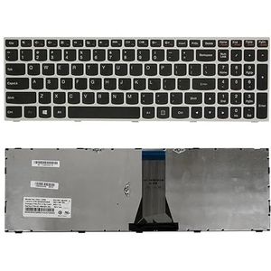 Laptoptoetsenbord voor Lenovo 500-15ACZ 300-15ISK E51-80 Y50C B70-80 B71-80(Silver)