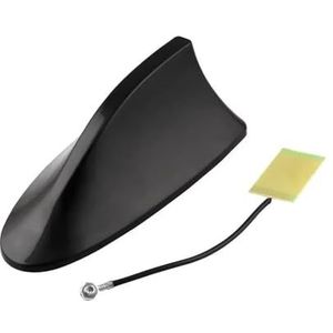 Audio- & videoantennes voor auto Universele waterdichte auto haaienantennevin dak ABS decoratieve decoratie zonder ontvangstfunctie Autoradio Antenne(Black)