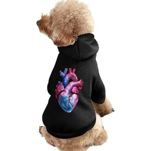 Trans Pride Hart Transgender Gedrukt Pet Hoodie Sweatshirt Warme Puppy Pullover Winter Jas Voor Kleine Medium Grote Honden Katten