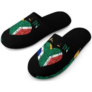 Made in South_Africa Katoenen pantoffels voor dames Indoor Home Slippers Wasbare pantoffels voor vrouwen