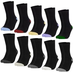 Occulto - Gertrud - Sokken - Zwart-Mix - 10 Paar