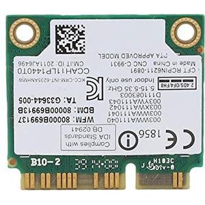 ASHATA WiFi-kaart, WiFi draadloze kaart voor Centrino Advanced-N 6235ANHMW, 2,4 G/5 G Dual Band Wireless Netwerkkaart 300 M Bluetooth 4.0 voor M93Z/M93P