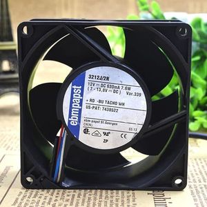 Ebm 3212J/2N DC12V 630mA 9238 Industrial equipment server cooling fan