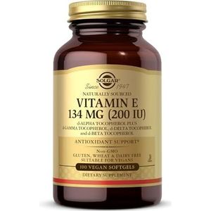 Solgar Vitamin E 134 mg (200 IU) Vegetarian zachtgels, 100