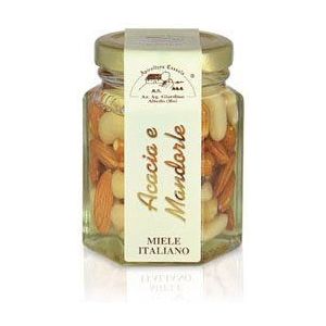 Apicoltura Cazzola - Honing met amandelen - Pot van 120 g (pak van 2 x 120 g)