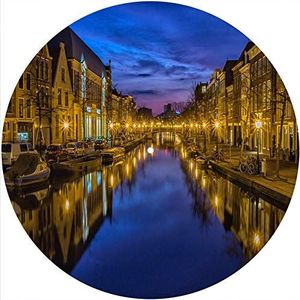 Slipmats Slipmat vilt voor elke 12"" LP DJ vinyl draaitafel platenspeler aangepaste afbeelding - City Canal