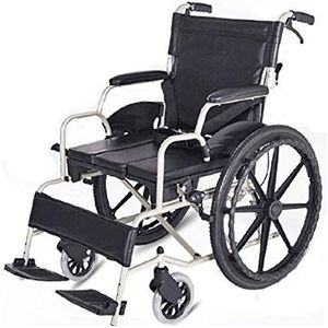 Rolstoelen Opvouwbare lichtgewicht door begeleider aangedreven rolstoelen met begeleidersremmen, opvouwbare rugleuning, mobiliteitshulpmiddelen, door begeleider aangedreven reisstoel