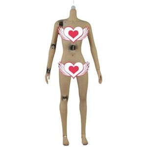 MDybf 1/6 schaal vrouwelijke tekenpop met stalen bot met rubber bekleed voor 30 cm actie vrouwelijk figuur lichaam grote borsten 1/6 schaal accessoires (kleur: normale huidskleur)