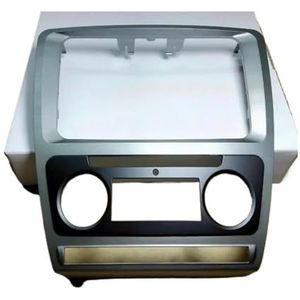 Autoradio-fasciapaneelplaatframe Auto-refit 2DIN DVD-frame DVD-paneel Dash Kit DVD Fascia Audio-frame Voor Skoda Voor Octavia 2013 Accessoires Dashboardbekledingframe(Automatische airconditioning)