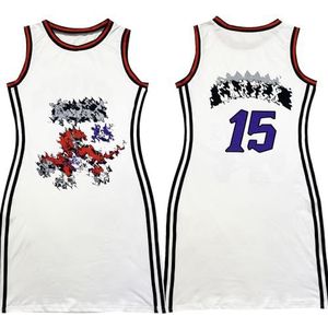 yk8fass Casual dubbelzijdige jurk vj-82051, Witte dinosaurus, M