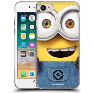 Head Case Designs Officieel Gelicentieerd Despicable Me Bob Volledige gezicht Minions Soft Gel Case Hoesje compatibel met Apple iPhone 7/8 / SE 2020 & 2022