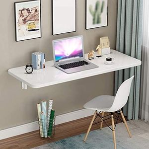 WESTWILD Wandgemonteerde kaptafel wandgemonteerde opvouwbare eettafel multifunctionele drijvende keuken aanrecht bureau werkbank voor kleine familie wasruimte/bar 4 kleuren wit 60 x 50 cm