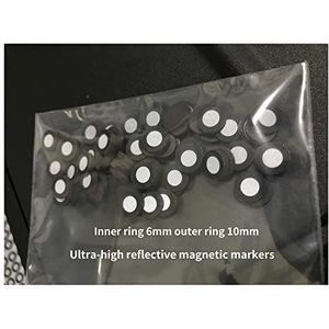 Markeringspunten scannen Handbediende 3D-scanner 3D magnetisch markeringspunt Plakpunt Reflector markeringspunt voor 3D-scanners(1000points magnetism-01)