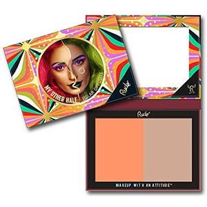 My Other Half Duo Shade Face Palette - Polar Opposite door RUDE Cosmetics voor vrouwen - 11,3 g make-up
