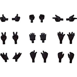 Originele Character Accessoires voor figuren Nendoroid Doll Hand Parts Set Gloves Ver. (zwart)