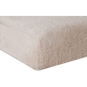 Sleepdown - Essential Range - Hoeslaken - Naturel - 90 cm x 200 cm - 32 cm diep