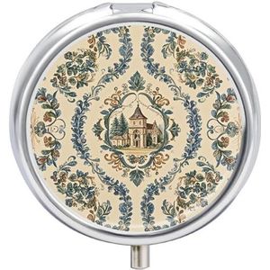 Franse Landelijke Stijl Pillendoos Pil Case Pil Organizer Geneeskunde Pil Organizer Wekelijkse Pil Organizer Pil Houder Kleine Pil Case Pil Containers Pil Houder voor Portemonnee