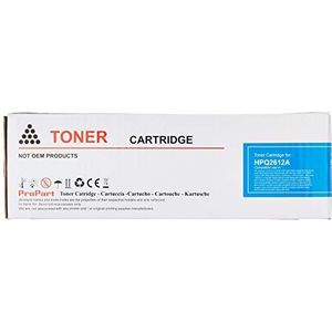 Bramacartuchos Toner compatibel met HP Q2612A 2000 pagina's, HP Laserjet 1010, 1012, 1015, 1018, 1020, 1022, 1022n, 3015, 3020, 3030, 3036, 3050, 3052, M105, M1055 MFP, M1 319