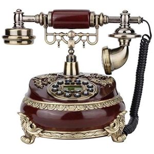 Zinklegering Materiaal Retro vaste telefoon met display Meerdere functies Telefoon Antiek decor voor thuiskantoor