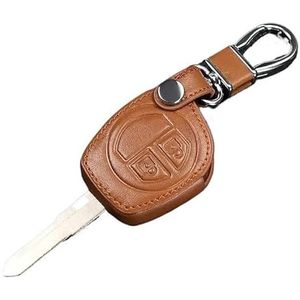 Sleutelbehuizing houder 2 Knop Lederen Auto Afstandsbediening Sleutelhanger Case Cover Shell Voor Suzuki Voor SX4 Voor Swift Voor Grand Voor Vitara Voor Ciaz Voor Liana Sleutelbehuizing(B)