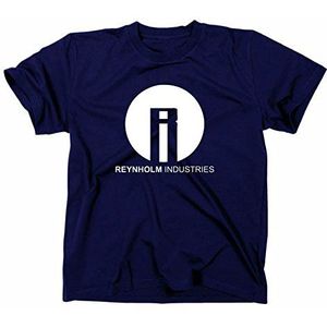 Het IT Crowd Nerd Fun T-Shirt, Reynholm Industries, admin, S, marine