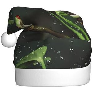 MYGANN Peace Tree Frog Unisex Kerstmuts Voor Thema Party Kerst Nieuwjaar Decoratie Kostuum Accessoire