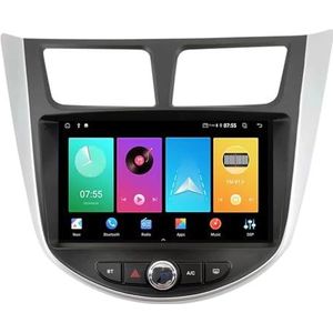 Android 14 2 Din Autoradio voor Hyundai Verna 2010-2016 - Steun Carplay Android Auto DSP-9"" Touchscreen Auto Stereo Met Stuurwielbediening WIFI 4G Bluetooth Split-Screen(P2 WIFI 4-Core 1G+32G)